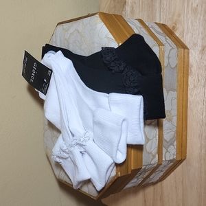 Lace Cuff Dress Socks